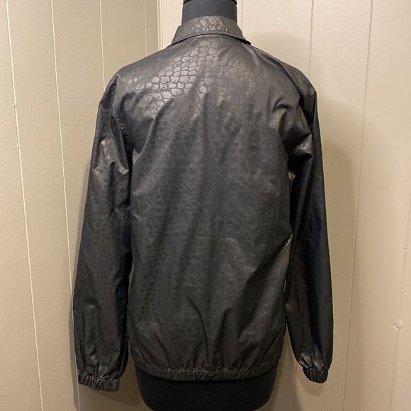 Nike The Athletic Dept. Medium Dark Gray Rain Wind Breaker Full Zip Jacket - Picture 4 of 7